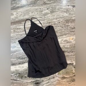 express black satin tank top women’s size medium